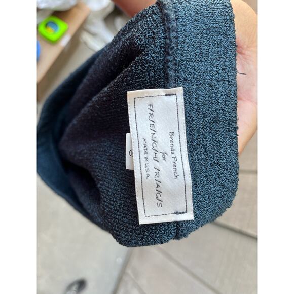 Vintage 1960s/1970s Brenda French Navy Pencil Skirt - Size Medium? 28-29" waist - Picture 3 of 4